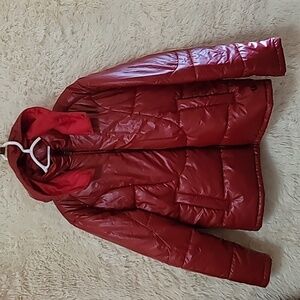 True Religion, Mens, Red Puffer Jacket